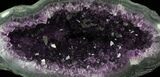 Gorgeous Purple Amethyst Geode - Uruguay #30928-1